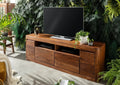 Segur Solid Wood Tv-Unit In Provincial Teak Finish For Living Room Furniture