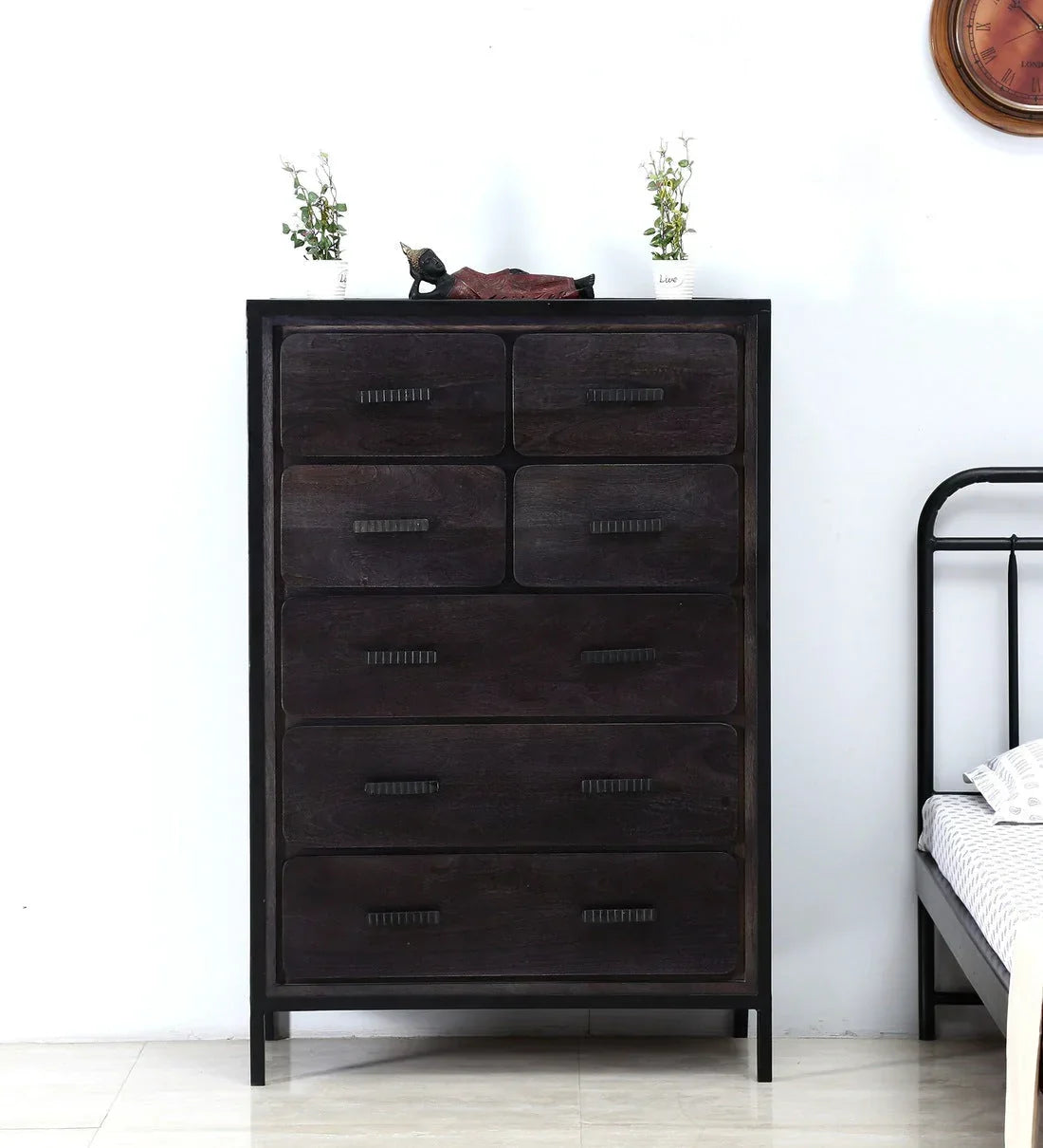 Ruben Chest Of Drawers Made Of Sheesham Wood